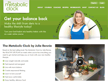 Tablet Screenshot of metabolicclock.com